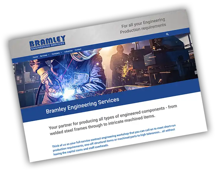 bramley engineering website homepage