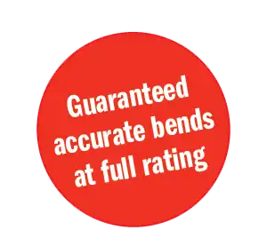 guaranteed accurate bends