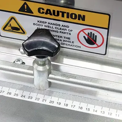 integrated stop scale